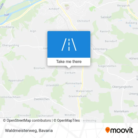 Карта Waldmeisterweg