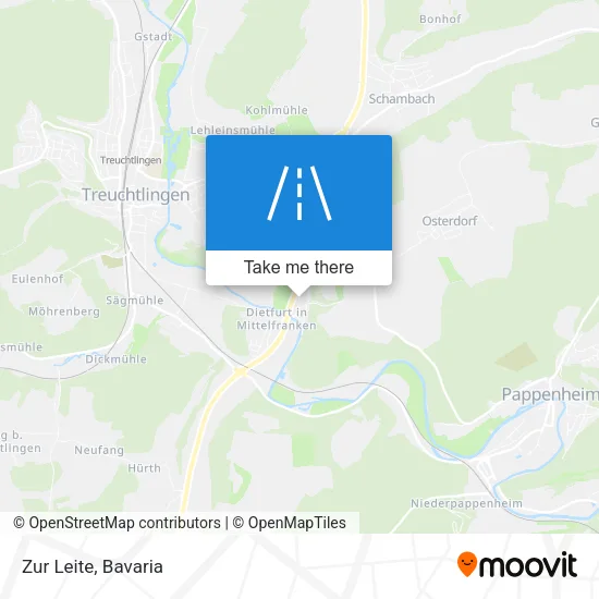 Карта Zur Leite