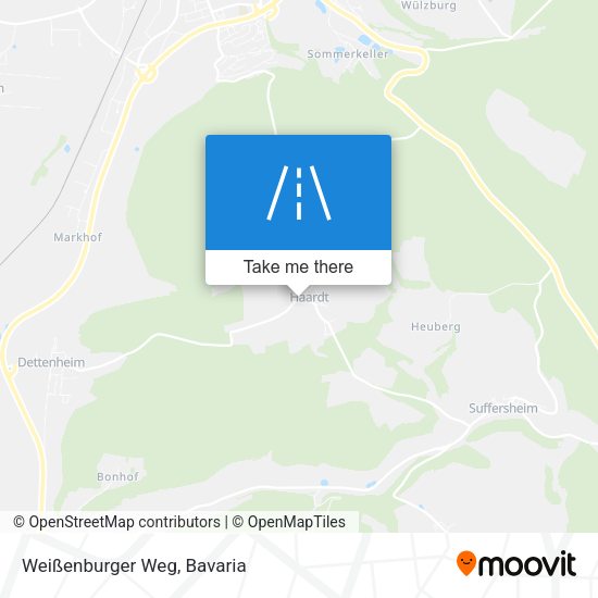 Weißenburger Weg map
