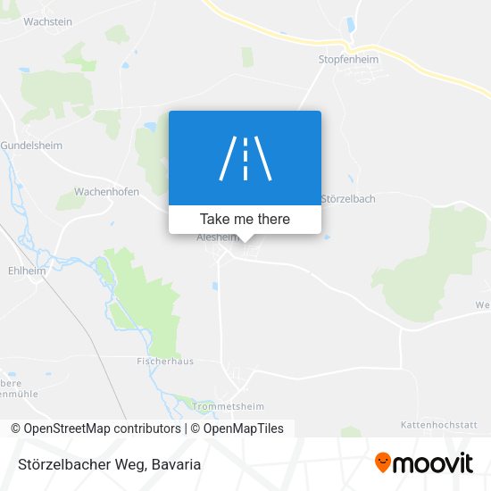 Störzelbacher Weg map