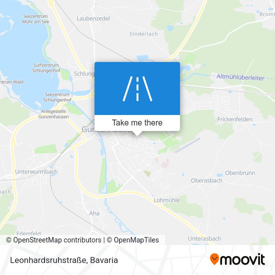 Leonhardsruhstraße map