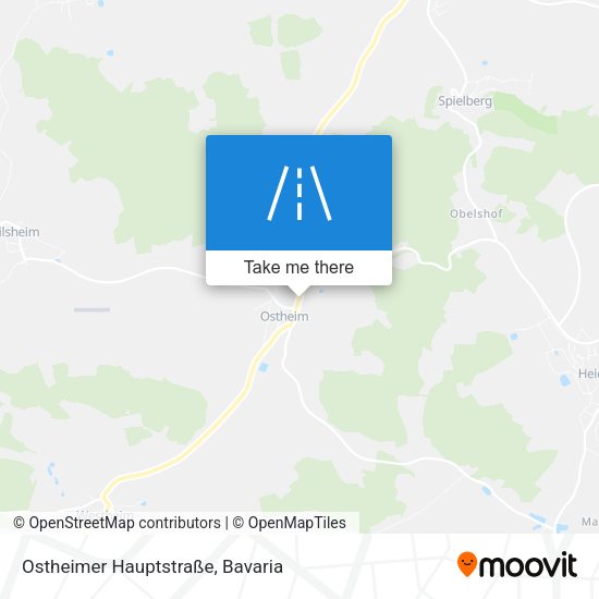Ostheimer Hauptstraße map