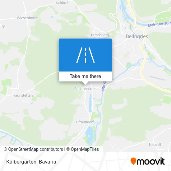 Kälbergarten map