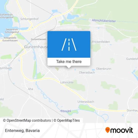 Карта Entenweg