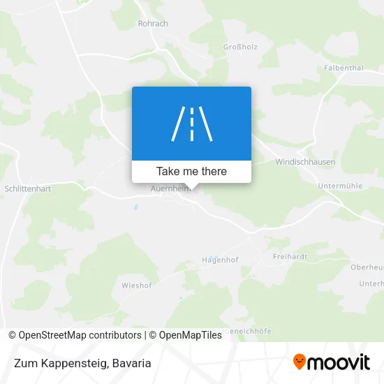 Карта Zum Kappensteig