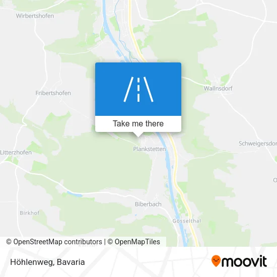 Карта Höhlenweg