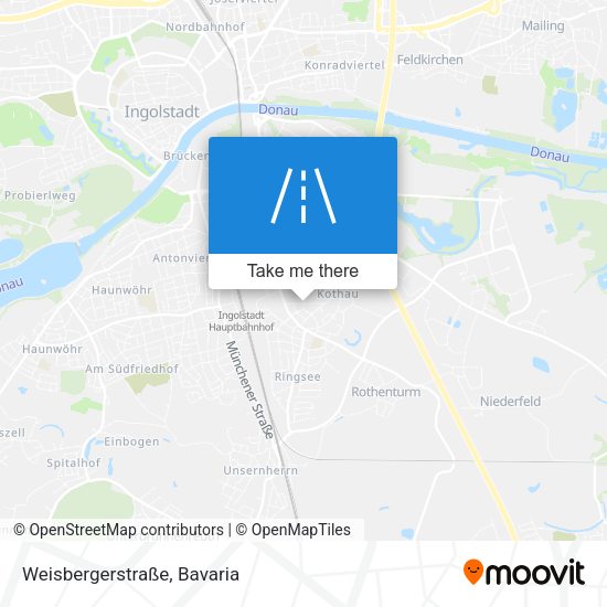 Weisbergerstraße map