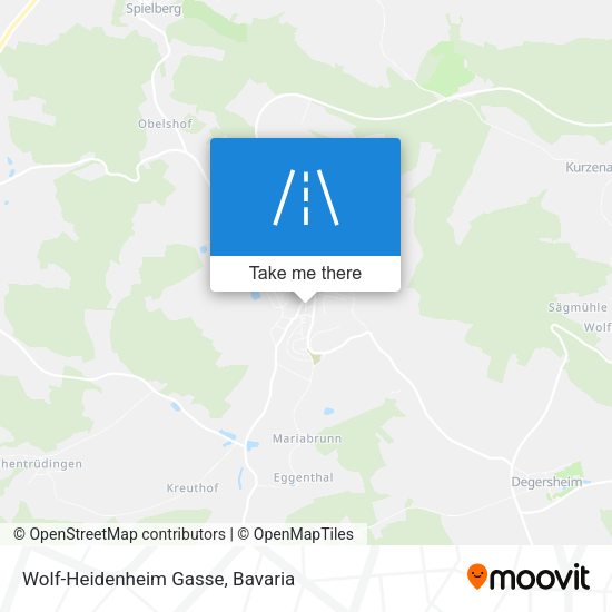 Wolf-Heidenheim Gasse map