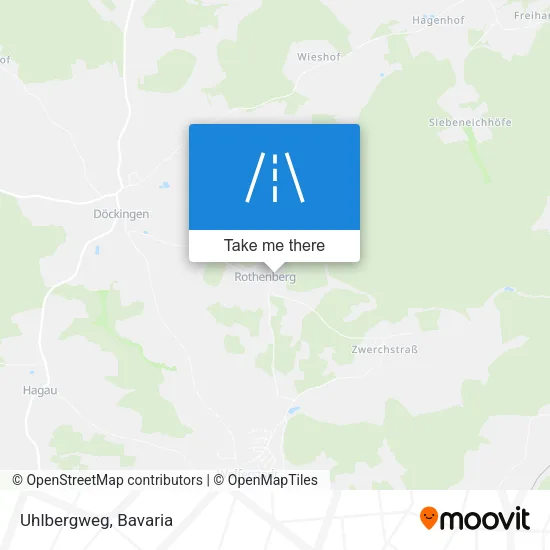 Uhlbergweg map