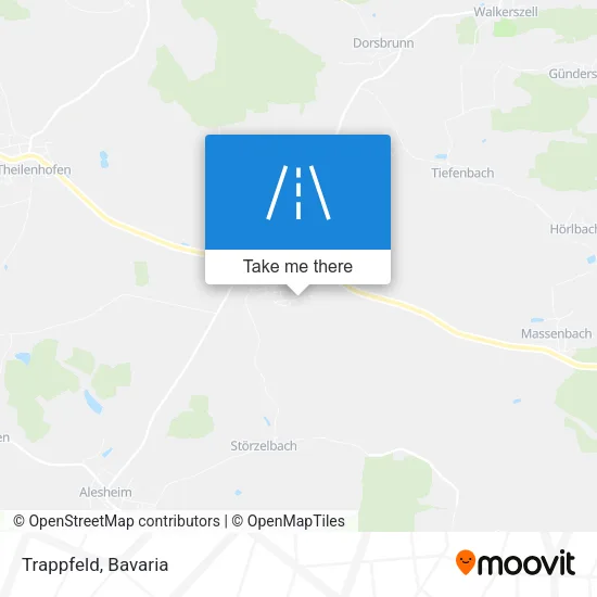Карта Trappfeld