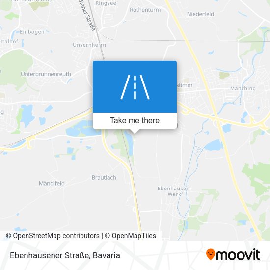 Ebenhausener Straße map