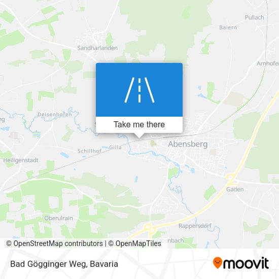 Bad Gögginger Weg map