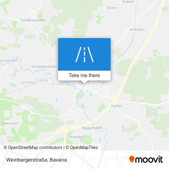 Weinbergerstraße map
