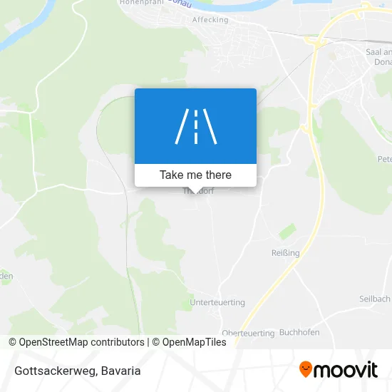 Gottsackerweg map