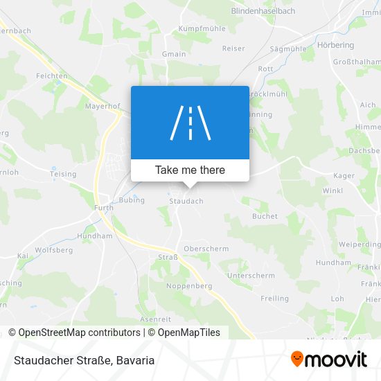Staudacher Straße map