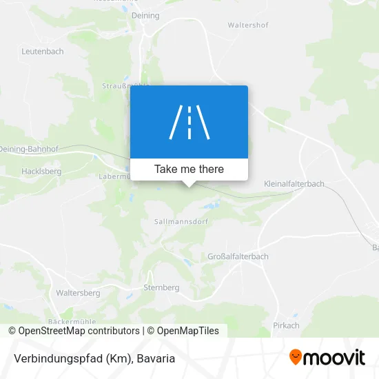 Карта Verbindungspfad (Km)