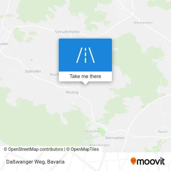Карта Daßwanger Weg