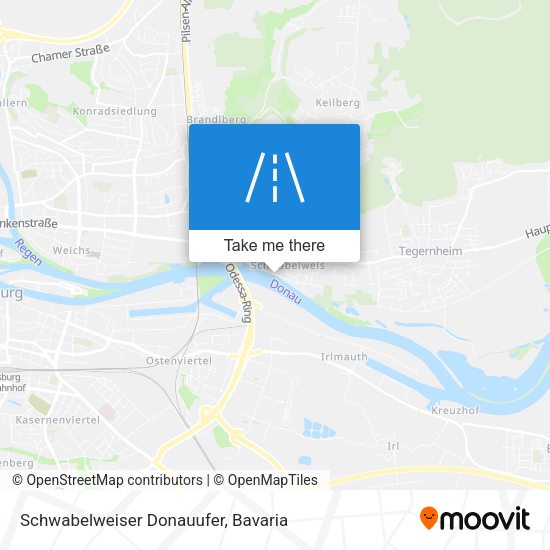 Schwabelweiser Donauufer map