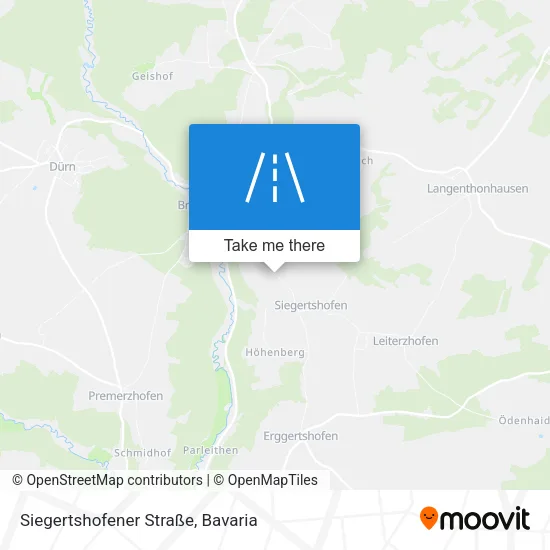 Карта Siegertshofener Straße