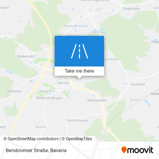 Bersbronner Straße map