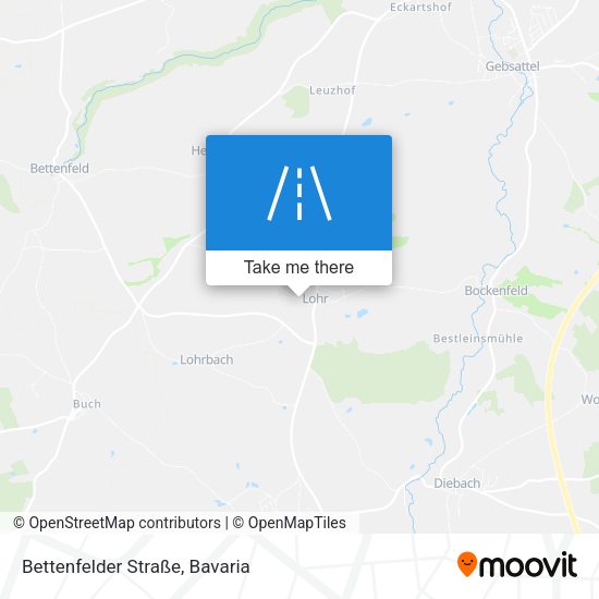 Bettenfelder Straße map