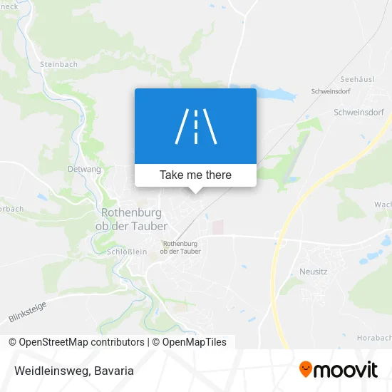 Карта Weidleinsweg
