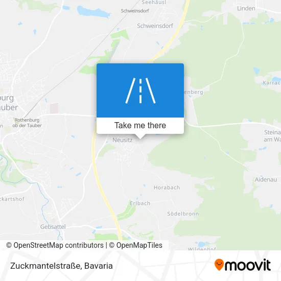 Карта Zuckmantelstraße