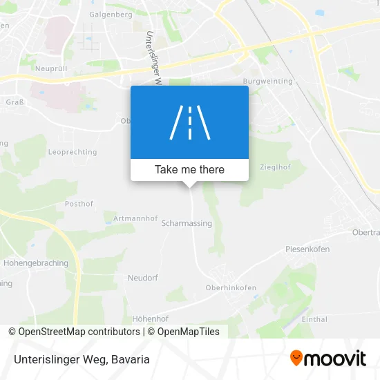Карта Unterislinger Weg
