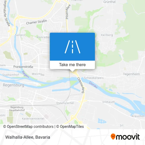 Карта Walhalla-Allee