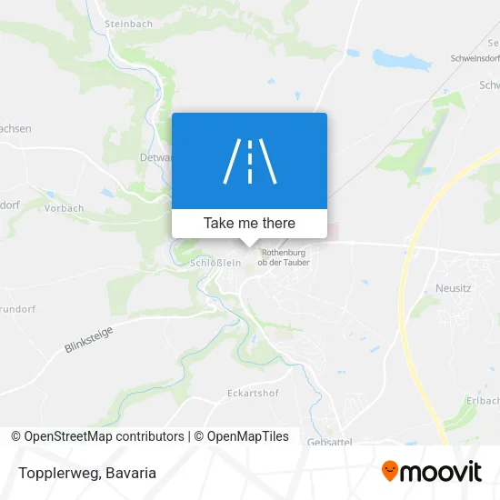 Карта Topplerweg