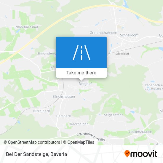 Bei Der Sandsteige map