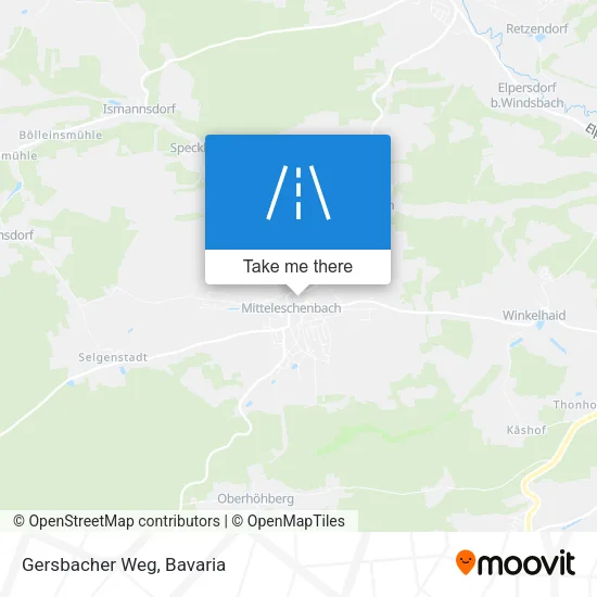 Карта Gersbacher Weg