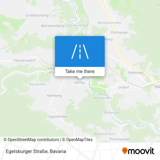 Карта Egelsburger Straße