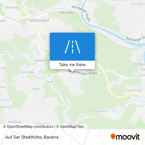Карта Auf Der Stadthöhe