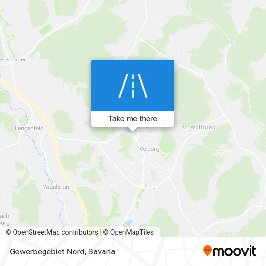 Карта Gewerbegebiet Nord