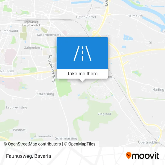 Карта Faunusweg