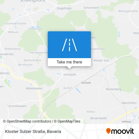 Kloster Sulzer Straße map