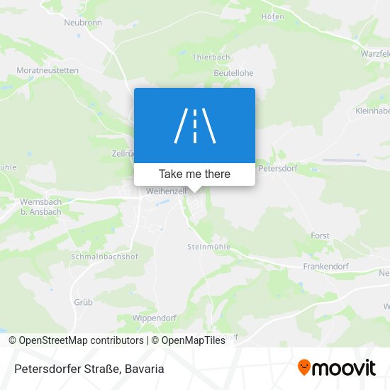 Petersdorfer Straße map