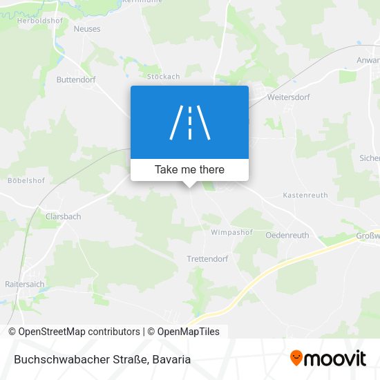 Buchschwabacher Straße map