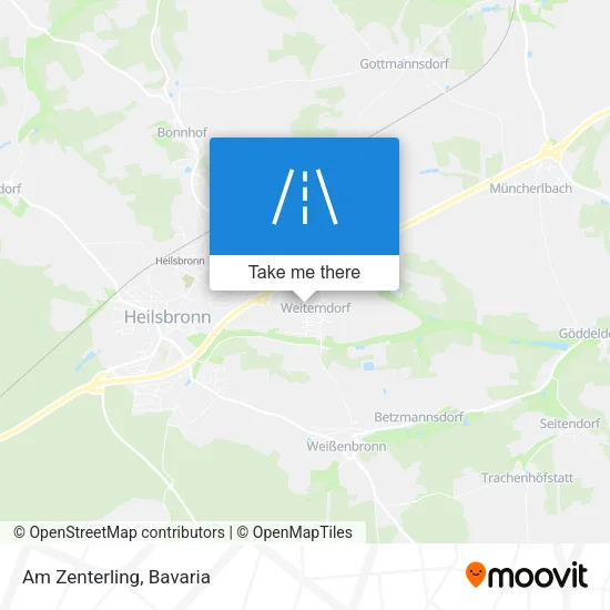 Карта Am Zenterling
