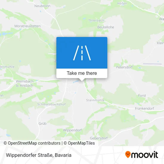Карта Wippendorfer Straße