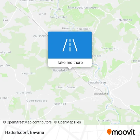 Haderlsdorf map