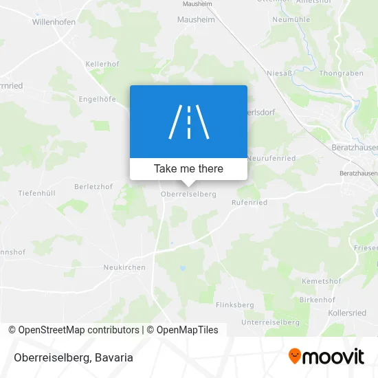 Oberreiselberg map