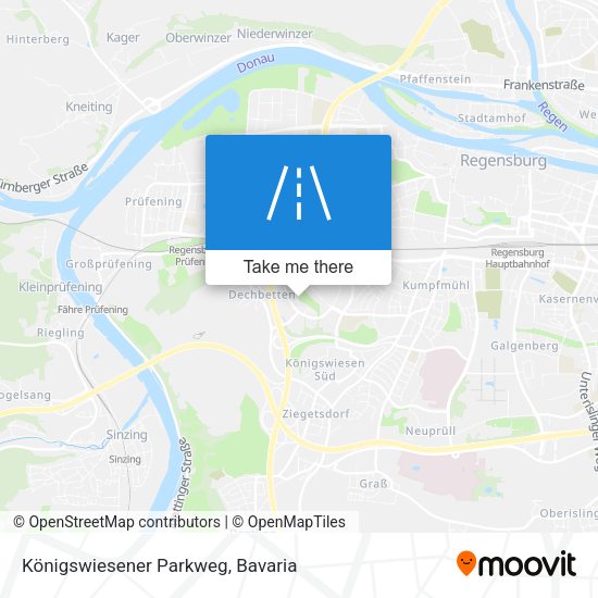Königswiesener Parkweg map
