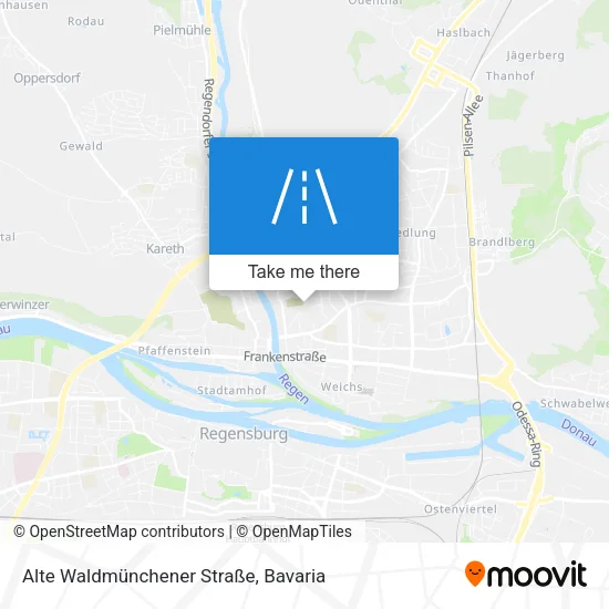 Карта Alte Waldmünchener Straße