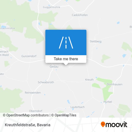 Kreuthfeldstraße map