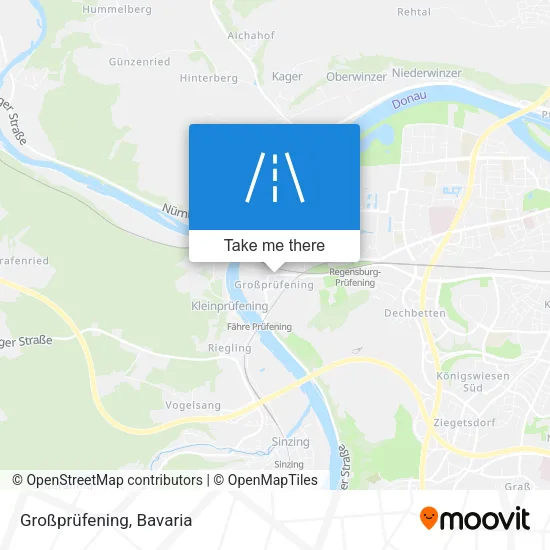 Карта Großprüfening
