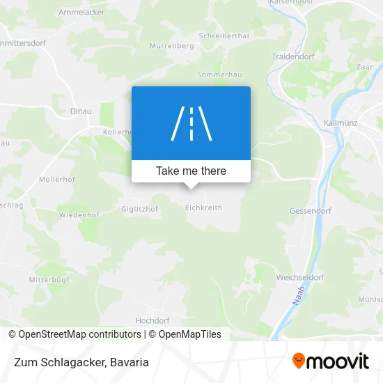 Карта Zum Schlagacker
