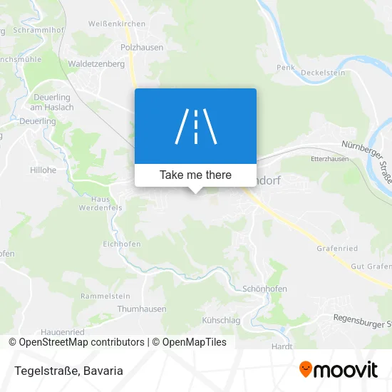 Карта Tegelstraße