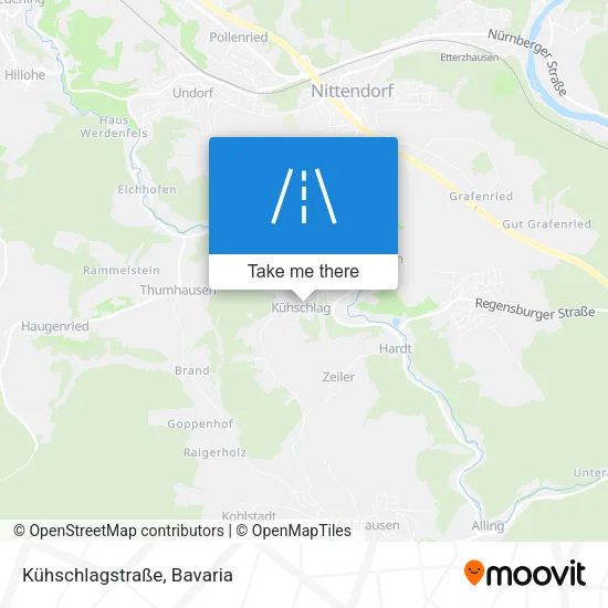 Карта Kühschlagstraße